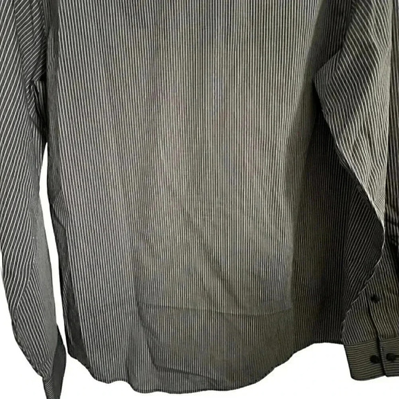 Calvin Klein slim fit infinite cool non iron button up long sleeve medium stripe - Picture 8 of 16